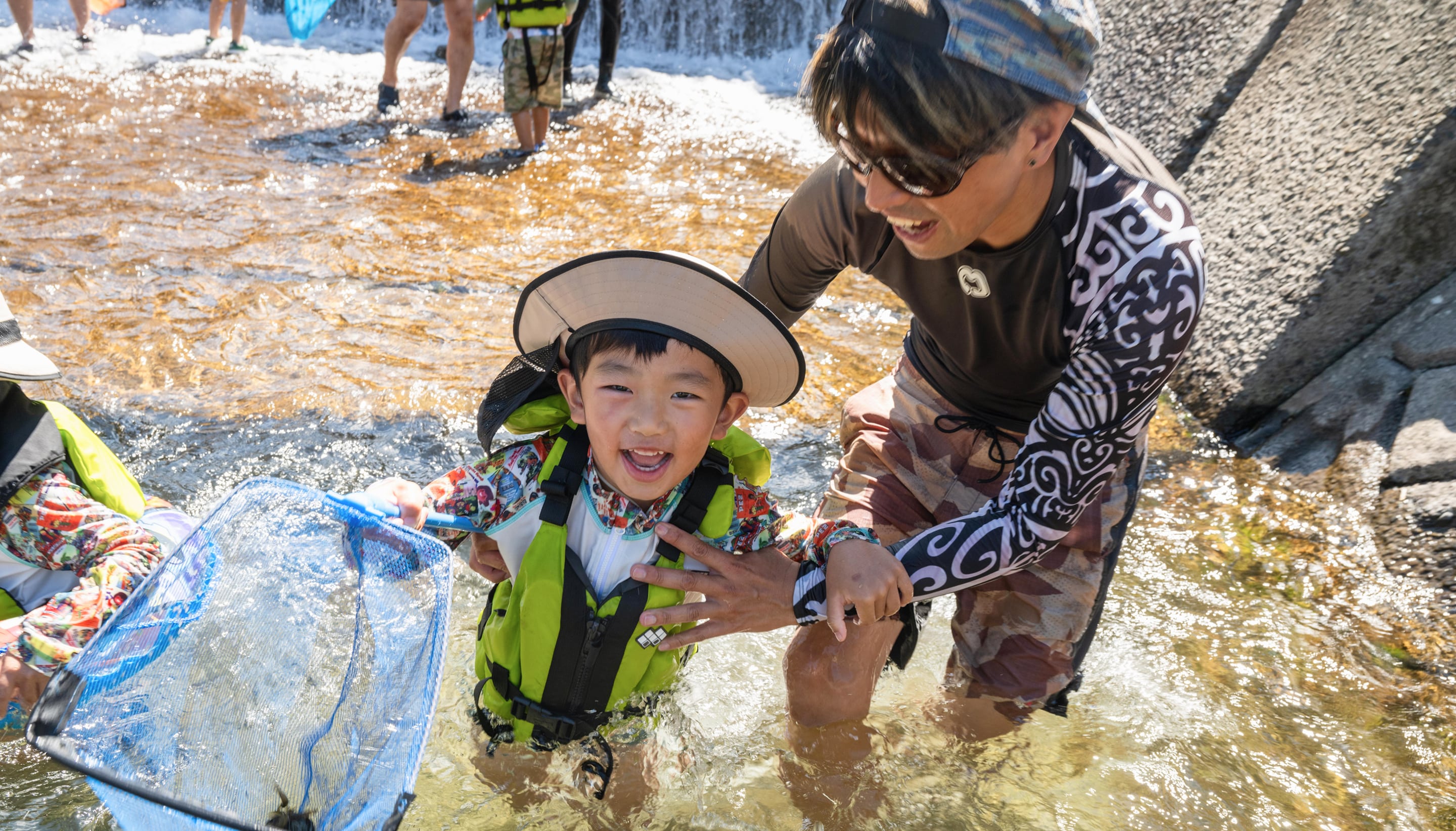 日本一の鮎が棲む川で川遊び三昧の旅